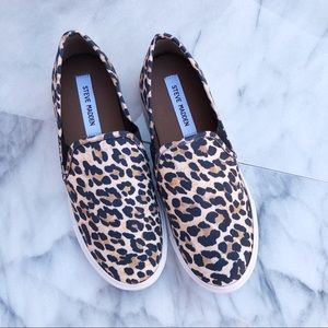 Steve Madden Symba Leopard Print Slip On